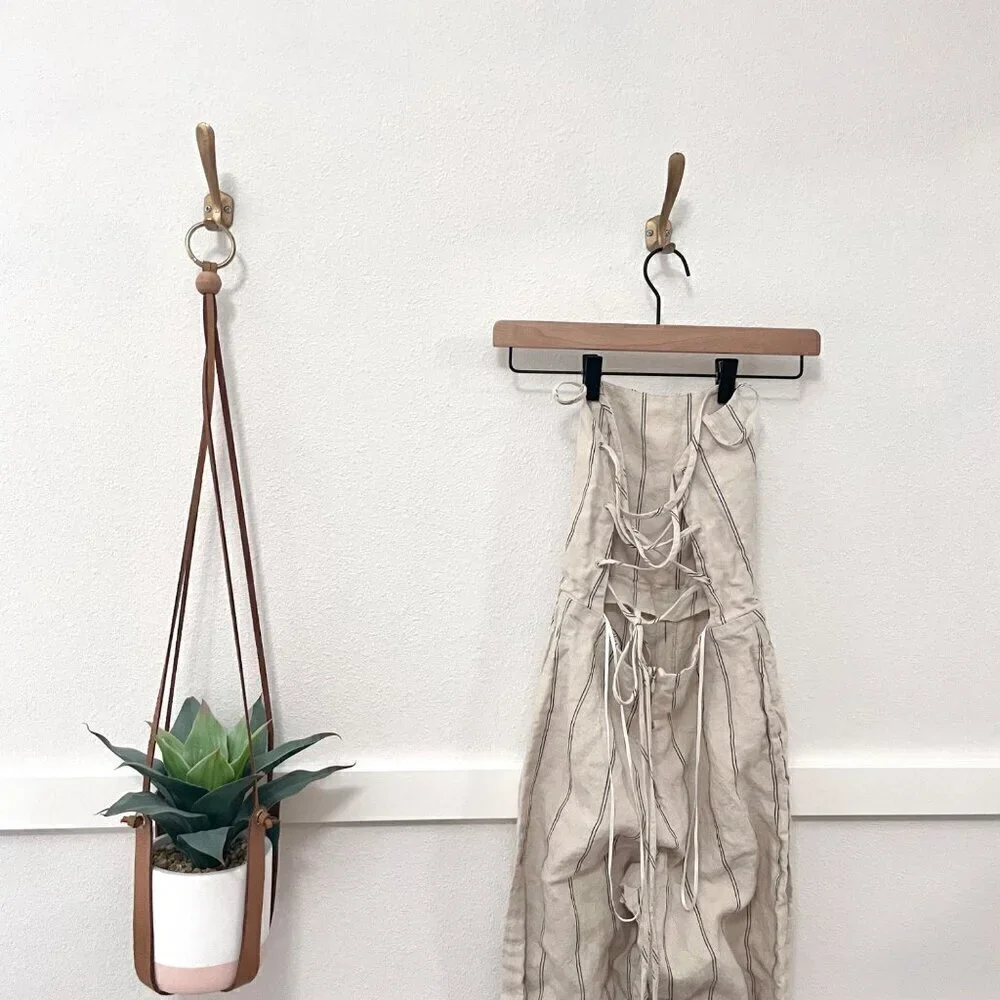 Reformation Jager Linen Jumpsuit Natural Tan/Black Stripe Women’s Size 0